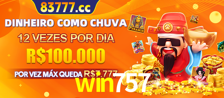 Banner do programa de recompensas Recomende para amigos do win757, detalhando os bônus por convidar amigos, com prêmios que chegam a R$288.888.